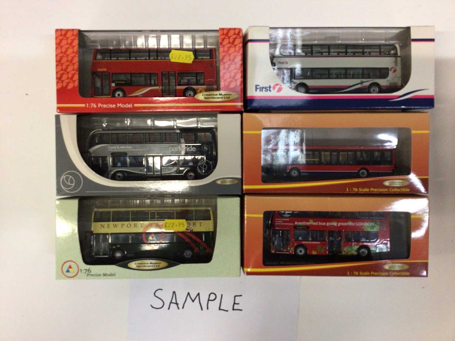 Lot 1942 - Creative Master Northcord Ltd selection of 1:76 buses and coaches, boxed (15)