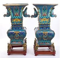 Lot 717 - Fine and large pair of Chinese Qing period...