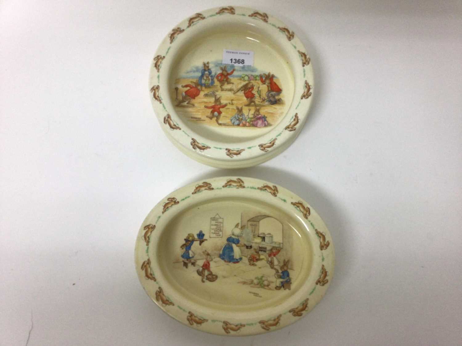 Lot 1368 - Collection of Royal Doulton Barbara Vernon Bunnykins bowls