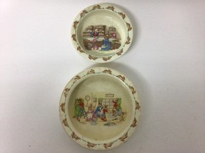 Lot 1368 - Collection of Royal Doulton Barbara Vernon Bunnykins bowls