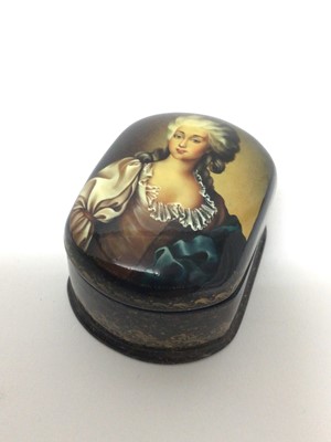 Lot 109 - Russian lacquered box