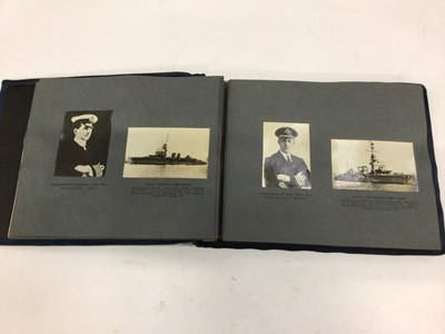 Lot 1501 - World Cruise of the British Special Service Squadron 1923 - 24 photograph album documenting the cruise with blue brushed leather covers.