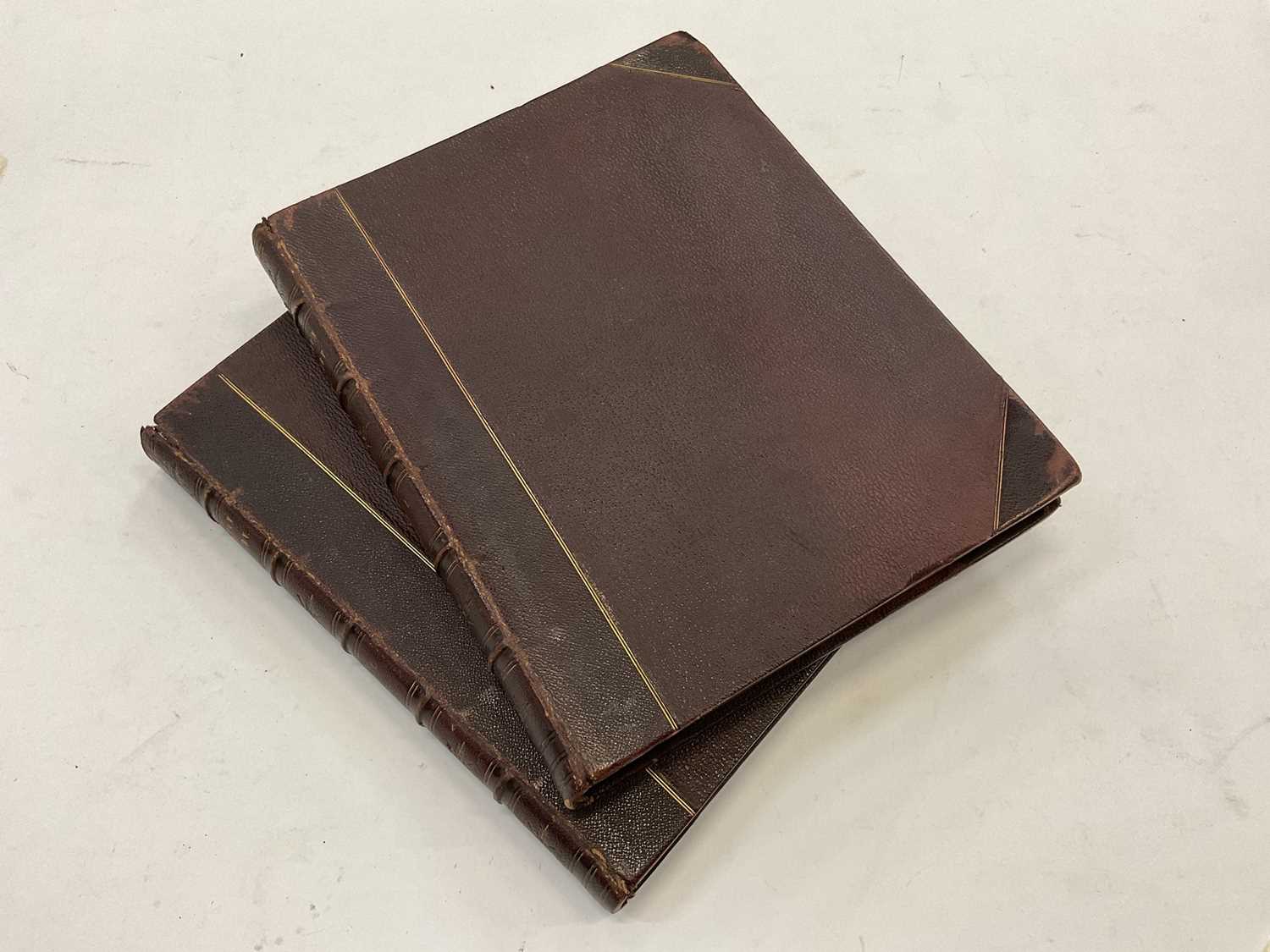 Lot 1782 - N. P. Willis - Canadian Scenery, illustrated W.H. Bartlett, numerous engraved plates, 2 vols, published Virtue London 1840/1842, half calf