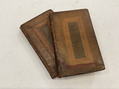 Lot 1764 - John Gay - Fables, two-volume set, mixed editions, volume I, fifth edition 1738, volume II, second edition 1742, early full calf bindings