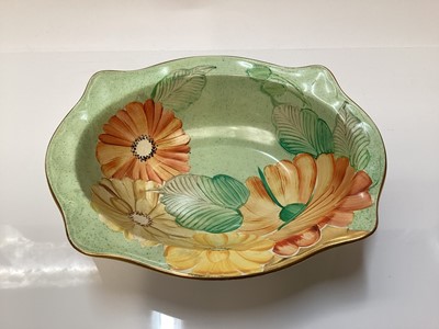 Lot 1138 - Art Deco Crown Devon vase and Art Deco ceramics