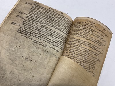 Lot 1795 - John Stow - The Annales of England, faithfully collected out of the most autenticall, Records, and other Antiquitie, from the first inhabitation untill this present yeere 1601, 8to, Contemporary ca...