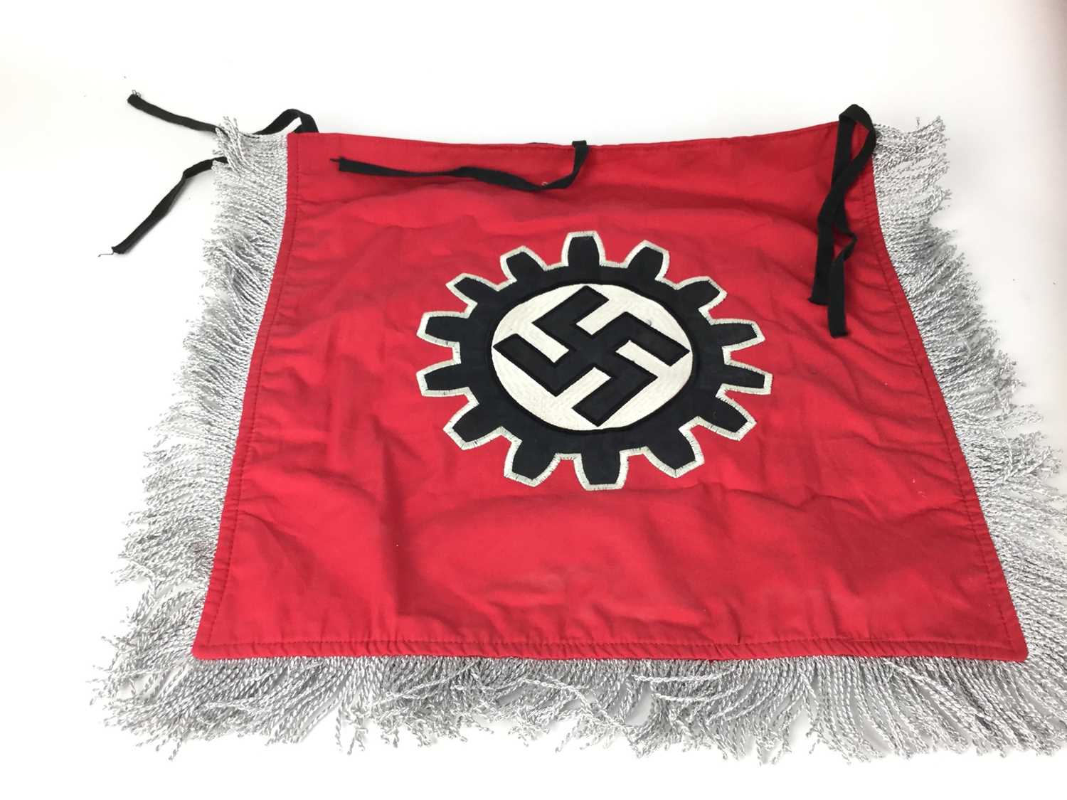 Lot 851 - Replica Nazi NSBO trumpet banner.