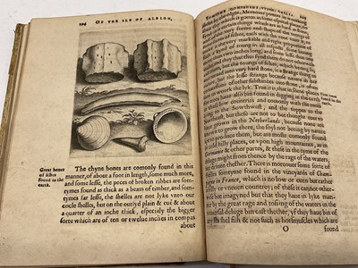 Lot 1797 - Richard Rowlands (Richard Verstegan) - A Restitution of Decayed Intelligence: In antiquities, first edition, title in red and black with engraved vignette of the Tower of Babel, Antwerp & London, P...