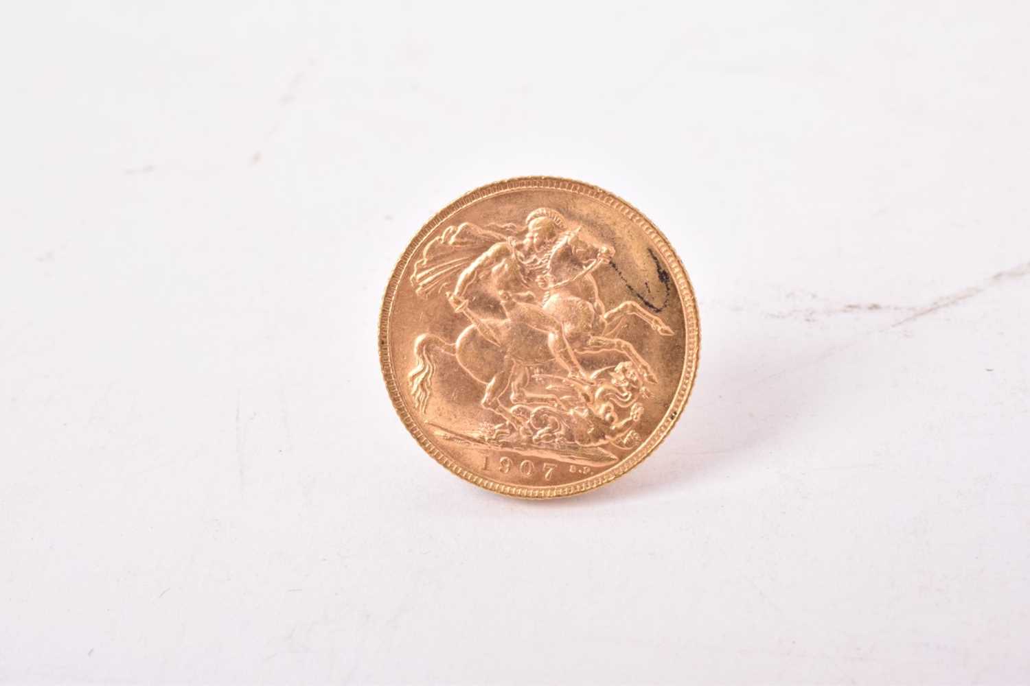 Lot 557 - G.B. - Gold Sovereign Edward VII 1907 AEF (1 coin)