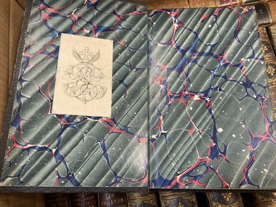 Lot 1672 - John Lingard - The History of England, fifth edition in 10 volumes, London, Charles Dolman 1849, 8vo, and various other decorative bindings. (2 boxes)