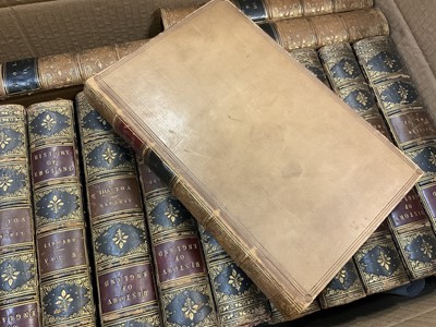 Lot 1672 - John Lingard - The History of England, fifth edition in 10 volumes, London, Charles Dolman 1849, 8vo, and various other decorative bindings. (2 boxes)