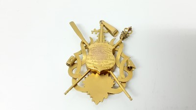 Lot 2595 - George V 9ct gold and enamel Mayor or Past Mayors neck badge for Southampton, engraved 'City Borough of Southampton 1936' and engraved to reverse 'Presented by the members of the town council & oth...