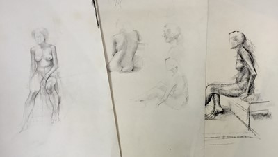 Lot 306 - Peter Thursby (1930-2011) ten figurative sketches