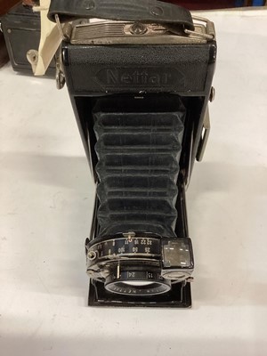 Lot 2371 - Pacemaker hand held video camera, Voightlander camera and other camera (1 box)