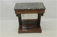 Lot 1166 - Regency mahogany pier table / console table...