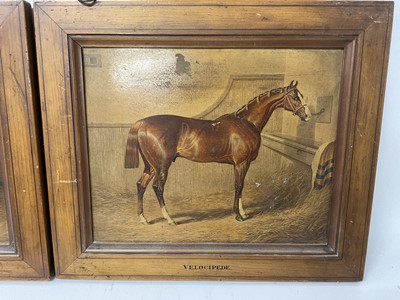 Lot 138 - Pair of 19th century lithographs of race horses