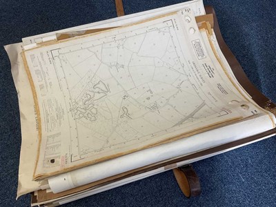 Lot 255 - Large collection - approximately 140, early 20th century ordinance survey maps