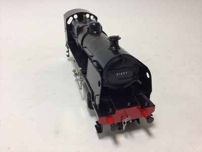 Lot 10 - Bassett Lowke O gauge 2-6-0 Special Limited Release (Identification Brass Plaque No.344) BR black lined ex Southern Rail N Class Mogul locomotive and tender 31407, in original box