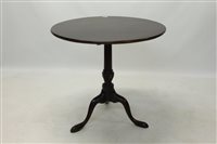 Lot 1177 - George III mahogany occasional table with...