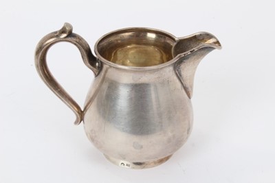 Lot 247 - Late 19th century Russian silver cream jug