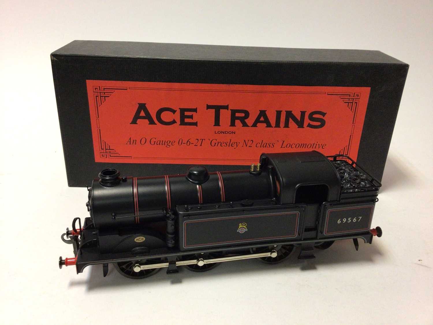 Lot 19 - Ace Trains O gauge Pre 56 BR black 0-6-2T Gresley N2 Class locomotive 69567, in original box