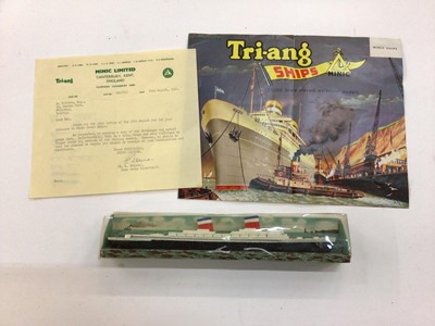 Lot 1950 - Group of Tri-ang ships, boxed and other models