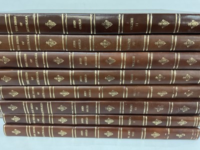 Lot 925 - John Gould - Birds of Australia, 1972 - 1975, facsimile edition published by Lansdowne, 7 Vols. Together with the supplement, 1976, all in full faux calf binding, large folio, 55 x 39cm