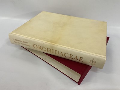 Lot 958 - P. Francis Hunt and Mary A Grierson - Orchidaceae, The Boulton Press, 1973, large folio, numbered 350 from an edition of 600 and signed by the authors, 47 x 37cm, in slip case