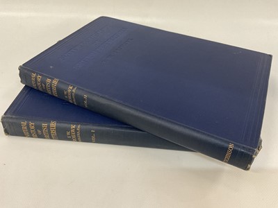 Lot 951 - F. W. Frohawk - Natural History of British Butterflies, two volumes, original blue cloth Hutchinson & Co, London, 39 x 26cm.  (2)