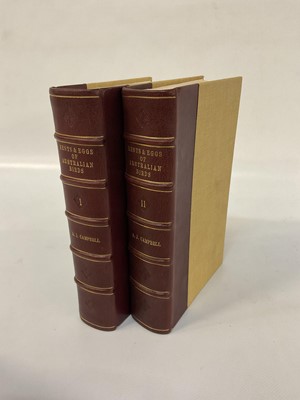 Lot 906 - Archibald James Campbell - Nests and Eggs of Australian Birds, including the Geographical Distribution of the Species and Popular Observations Thereon, 2 vols., pub. Sheffield, 1900, modern rebindi...