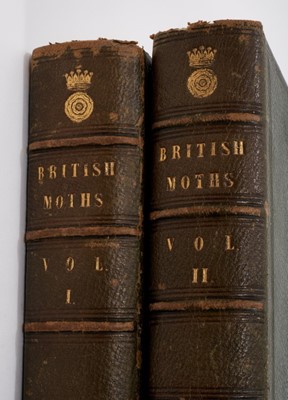 Lot 950 - Henry Noel Humphreys and John Obadiah Westwood - British Moths and their Transformations, 2 vols., 1st ed., 1851, fine tooled calf binding