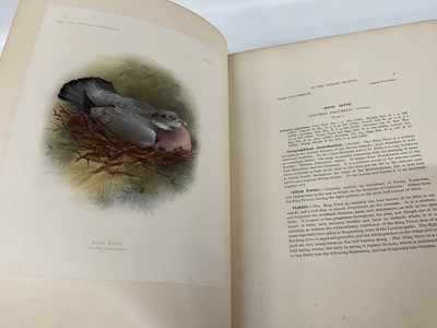 Lot 914 - Charles Dixon - Game Birds and Wild Fowl of the British Isles, 1900, edition De-Luxe, numbered 36 of 100, modern half calf binding 38 x 29cm