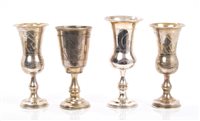 Lot 365 - Judaica interest, pair of Edwardian Silverer...