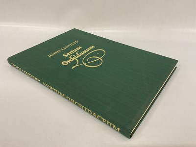 Lot 964 - John Lindley - Sertum Orchidaceum, Johnson Reprint Corporation, folio, limited edition no. 192 of 1000, colour frontis and 49 plates, green cloth, folio 50 x 35cm