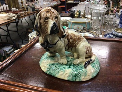 Lot 397 - Wheildon pottery basset hound