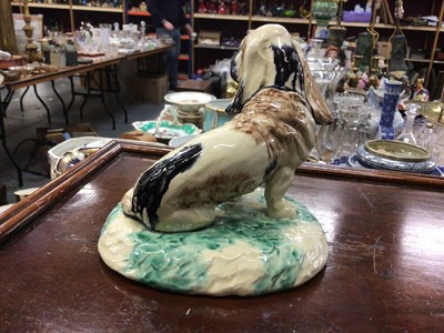 Lot 397 - Wheildon pottery basset hound