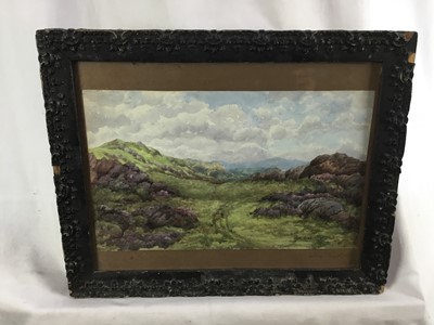 Lot 180 - Early 20th century English School, “Kew” and “Above Lindale”, pair of watercolours. Initialed and dated lower right, ’03 and ’05. Framed
