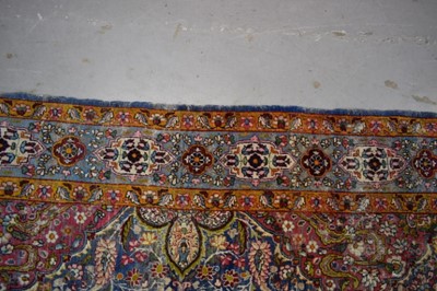 Lot 1516 - Antique Persian part silk rug