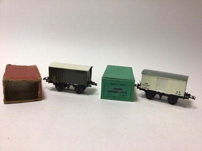 Lot 27 - Hornby O gauge selection of boxed Wagons (some in incorrect boxes) including Open Wagon, No.50 Hopper Wagon etc (some boxes have ends missing) (qty)