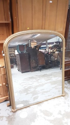 Lot 1131 - Two gilt overmantel mirrors