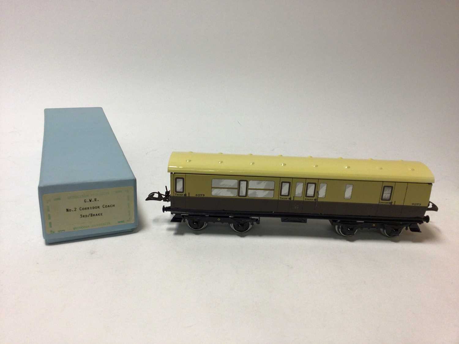 Lot 37 - Railway Middleton Products Australia Hornby Series stle O gauge Tinplate GWR No.2 Corridor Coach 3rd/Brake, boxed