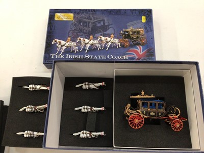 Lot 1956 - Studio Anne Charlton Diamond Jubilee chess set, Corgi Golden Jubilee model of the Royal Coach, another similar