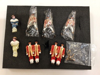 Lot 1956 - Studio Anne Charlton Diamond Jubilee chess set, Corgi Golden Jubilee model of the Royal Coach, another similar