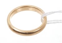 Lot 417 - Gold (18ct) wedding ring (Birmingham 1931)....