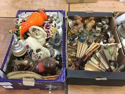 Lot 468 - Group of china, ornaments and figures (to be sorted into a lot)