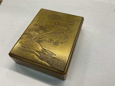 Lot 183 - Japanese Meiji period enameled box and cover