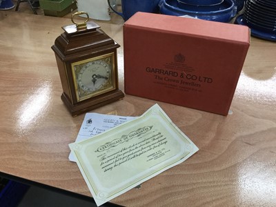 Lot 440 - Garrard & Co Elliot clock in box