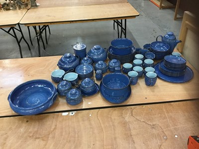 Lot 421 - Quantity of Denby pottery Midnight pattern blue glazed tea and dinnerware