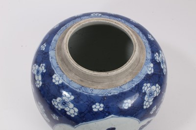 Lot 44 - 19th century Chinese porcelain blue and white ginger jar