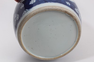 Lot 44 - 19th century Chinese porcelain blue and white ginger jar